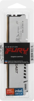Память DDR5 16GB 6000MHz Kingston KF560C36BWE2-16 Fury Beast White Expo RTL Gaming PC5-48000 CL36 DIMM 288-pin 1.35В dual rank с радиатором Ret - купить недорого с доставкой в интернет-магазине
