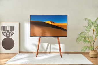 Подставка для телевизора Cactus CS-ST3644BKWN черный/орех 43"-65" макс.40кг напольный - купить недорого с доставкой в интернет-магазине