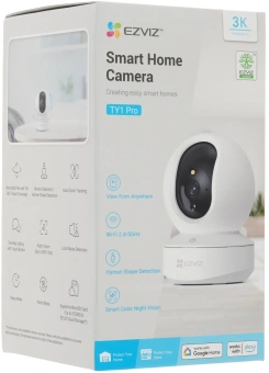 Камера видеонаблюдения IP Ezviz CS-TY1 (5 МР) 4-4мм цв. - купить недорого с доставкой в интернет-магазине
