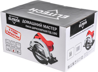 Циркулярная пила (дисковая) Elitech ПД 190 1300Вт (настольная) D диска.:190мм (E2206.011.00) - купить недорого с доставкой в интернет-магазине