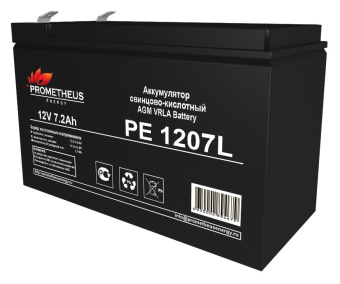 Батарея для ИБП Prometheus Energy PE 12072L 12В 7.2Ач - купить недорого с доставкой в интернет-магазине
