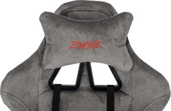 Кресло игровое Zombie Instinct серый Light-19 с подголов. крестов. пластик - купить недорого с доставкой в интернет-магазине