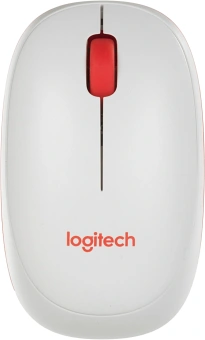 Клавиатура + мышь Logitech MK240 клав:белый/красный мышь:белый/красный USB беспроводная slim Multimedia (920-008160) - купить недорого с доставкой в интернет-магазине