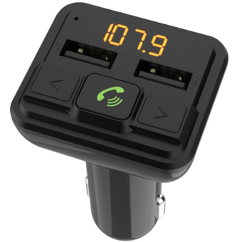 Автомобильный FM-модулятор Ritmix FMT-A880 черный MicroSD BT USB (80001662) - купить недорого с доставкой в интернет-магазине