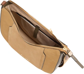 Сумка кросс-боди женская Piquadro Circle BD6657W92/SAVES песочная/зеленая натур.кожа - купить недорого с доставкой в интернет-магазине