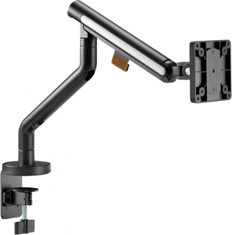 Кронштейн для мониторов Ultramounts UM725B черный 17"-32" макс.9кг крепление к столешнице поворот и наклон - купить недорого с доставкой в интернет-магазине