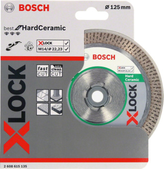 Диск отрезной по керам. Bosch Best (2608615135) d=125мм d(посад.)=22.23мм (угловые шлифмашины) (упак.:1шт) - купить недорого с доставкой в интернет-магазине