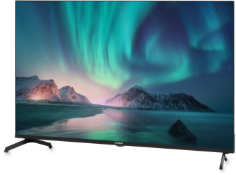 Телевизор LED Hyundai 43" H-LED43BU7006 Android TV Frameless Metal черный 4K Ultra HD 60Hz DVB-T DVB-T2 DVB-C DVB-S DVB-S2 USB WiFi Smart TV - купить недорого с доставкой в интернет-магазине