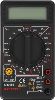 Мультиметр Mastech M830BZ цифровой черный (13-2002) - купить недорого с доставкой в интернет-магазине