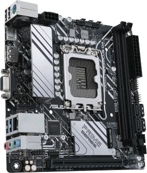 Материнская плата Asus PRIME H610I-PLUS D4-CSM Soc-1700 Intel H610 2xDDR4 mini-ITX AC`97 8ch(7.1) GbLAN+VGA+HDMI+DP - купить недорого с доставкой в интернет-магазине