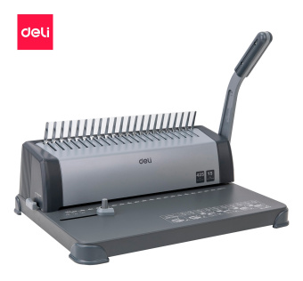 Переплетчик Deli Easy E3872 A4/перф.15л.сшив/макс.425л./пластик.пруж. (10-16мм) - купить недорого с доставкой в интернет-магазине