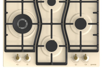 Газовая варочная поверхность Gorenje GW6D42CLI слоновая кость - купить недорого с доставкой в интернет-магазине