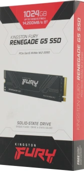Накопитель SSD Kingston PCIe 5.0 x4 1TB SFYR2S/1T0 Fury Renegade M.2 2280 - купить недорого с доставкой в интернет-магазине