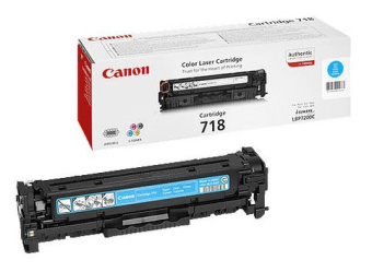 Картридж лазерный Canon 718C 2661B002/014 голубой (2900стр.) для Canon LBP7200/MF8330/8350 - купить недорого с доставкой в интернет-магазине