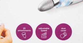 Маникюрно-педикюрный набор Beurer MP62 насадок в компл.:10шт белый - купить недорого с доставкой в интернет-магазине