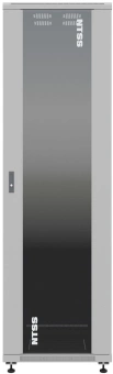 Шкаф серверный NTSS Премиум (NTSS-R42U8080GS) напольный 42U 800x800мм пер.дв.стекл металл 900кг серый 710мм 144кг 1987мм IP20 сталь - купить недорого с доставкой в интернет-магазине