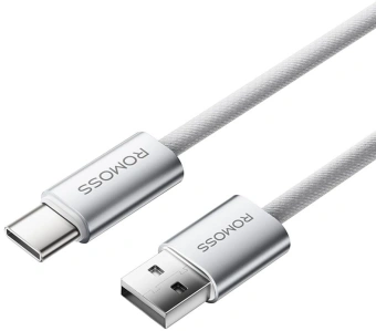 Кабель Romoss CB3038 1747008 ver2.0 USB (m)-USB Type-C (m) 1.2м белый - купить недорого с доставкой в интернет-магазине