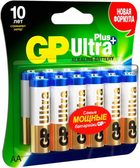 Батарея GP Ultra Plus Alkaline GP 15AUP-2CR12 AA (12шт) блистер - купить недорого с доставкой в интернет-магазине