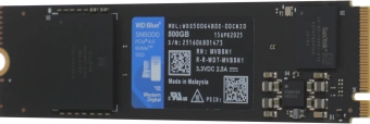 Накопитель SSD WD PCIe 4.0 x4 500GB WDS500G4B0E SN5000 Blue M.2 2280 - купить недорого с доставкой в интернет-магазине