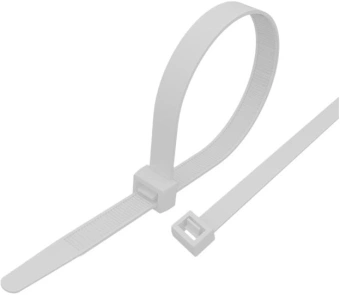 Стяжка пластиковая Rexant 87-0400 400x4.8мм (упак:100шт) нейлон внешний (-60/+85) белый - купить недорого с доставкой в интернет-магазине