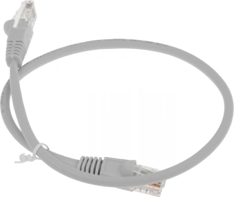 Патч-корд Buro UTP-5E-0,5M-G-LSZH UTP cat.5E 0.5м серый RJ-45 (m)-RJ-45 (m) - купить недорого с доставкой в интернет-магазине