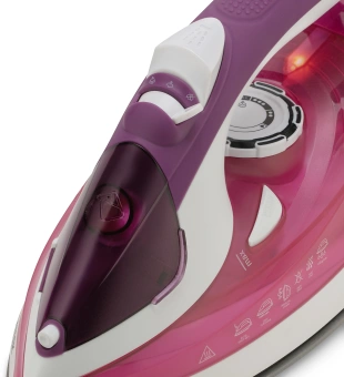 Утюг Vitek VT-8354 2600Вт фиолетовый/белый - купить недорого с доставкой в интернет-магазине