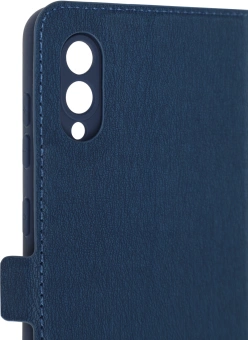 Чехол (флип-кейс) DF для Samsung Galaxy A02 sFlip-85 синий (DF SFLIP-85 (BLUE)) - купить недорого с доставкой в интернет-магазине