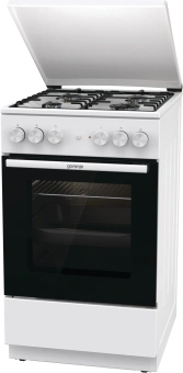 Плита Комбинированная Gorenje GK5A22WH белый (металлическая крышка) реш.сталь - купить недорого с доставкой в интернет-магазине