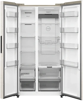 Холодильник Midea MDRS791MIE33 2-хкамерн. бежевый инвертер - купить недорого с доставкой в интернет-магазине