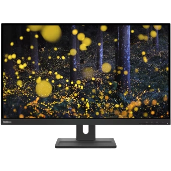 Монитор Lenovo 27" ThinkVision E27q-20 черный IPS LED 4ms 16:9 HDMI M/M матовая HAS Piv 1000:1 350cd 178гр/178гр 2560x1440 75Hz DP 2K 6.6кг - купить недорого с доставкой в интернет-магазине