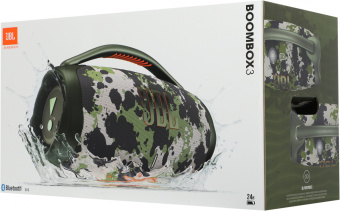 Колонка порт. JBL Boombox 3 камуфляж 180W 2.1 BT/USB 10000mAh (JBLBOOMBOX3SQUAD(EP/UK)) - купить недорого с доставкой в интернет-магазине