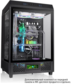 Корпус Thermaltake The Tower 500 черный без БП ATX 11x120mm 5x140mm 4xUSB3.0 audio bott PSU - купить недорого с доставкой в интернет-магазине