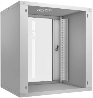 Шкаф коммутационный Cabeus (WSC-05D-12U55/45) настенный 12U 550x450мм пер.дв.стекл 30кг серый 390мм IP20 сталь - купить недорого с доставкой в интернет-магазине