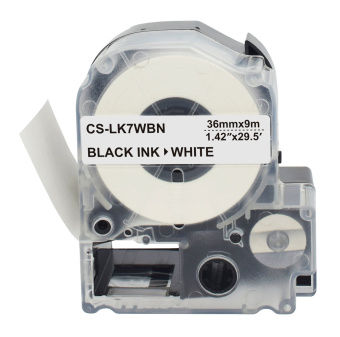 Картридж ленточный Cactus CS-LK7WBN LK-7WBN черный на белом для Epson LW1000P/Z700/Z900 - купить недорого с доставкой в интернет-магазине