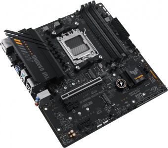 Материнская плата Asus TUF GAMING A620M-PLUS Socket AM5 AMD A620 4xDDR5 mATX AC`97 8ch(7.1) 2.5Gg RAID+HDMI+DP - купить недорого с доставкой в интернет-магазине