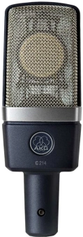 Микрофон проводной AKG C214 серый - купить недорого с доставкой в интернет-магазине