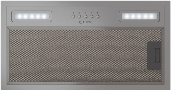 Вытяжка встраиваемая Lex Hyper 600 IX нержавеющая сталь управление: кнопочное (1 мотор) - купить недорого с доставкой в интернет-магазине