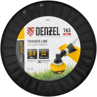 Леска для садовых триммеров Denzel 96825 d=3мм L=163м - купить недорого с доставкой в интернет-магазине