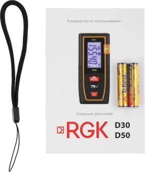 Лазерный дальномер RGK D30 2кл.лаз. 635нм цв.луч. красный (4610011870019) - купить недорого с доставкой в интернет-магазине