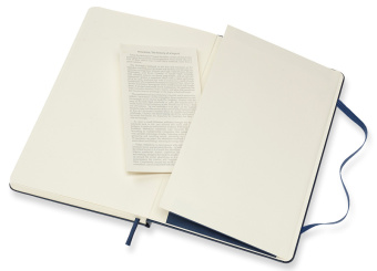 Блокнот Moleskine CLASSIC QP066B20 Large 130х210мм 240стр. пунктир твердая обложка синий сапфир - купить недорого с доставкой в интернет-магазине