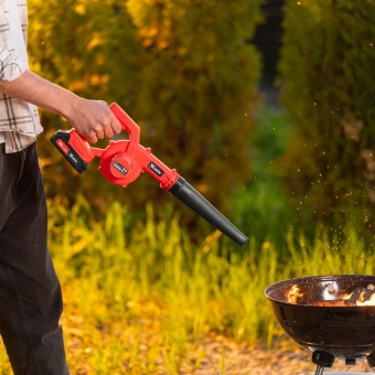 Воздуходувка-пылесос MTX LB-185 пит.:от аккум. красный/черный - купить недорого с доставкой в интернет-магазине