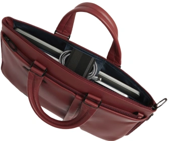 Деловая сумка мужская Piquadro Russel CA4021W137/CU с отделением для ноутбука 15.6" красное дерево натур.кожа - купить недорого с доставкой в интернет-магазине