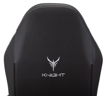 Кресло игровое Knight Neon черный/серебряный соты экокожа с подголов. крестов. металл - купить недорого с доставкой в интернет-магазине