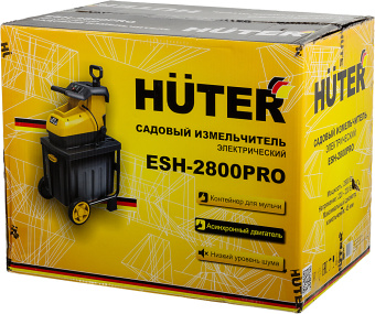 Садовый измельчитель Huter ESH-2800PRO 2800Вт 45об/мин - купить недорого с доставкой в интернет-магазине