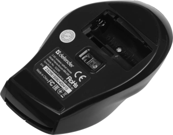 Мышь Defender Accura MM-295 черный оптическая 1600dpi беспров. USB 6but (52295) - купить недорого с доставкой в интернет-магазине
