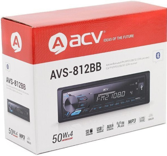 Автомагнитола ACV AVS-812BB 1DIN 4x50Вт v4.0 (33865) - купить недорого с доставкой в интернет-магазине