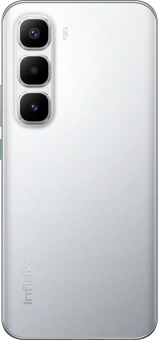 Смартфон Infinix X6886 Hot 60 Pro + 256Gb 8Gb серебристый титан моноблок 3G 4G 2Sim 6.78" 1224x2720 Android 15 50Mpix 802.11 a/b/g/n/ac NFC GPS Protect FM - купить недорого с доставкой в интернет-магазине