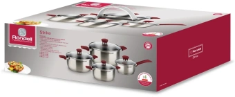 Набор посуды Rondell Strike RDS-818 8 предметов - купить недорого с доставкой в интернет-магазине