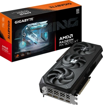 Видеокарта Gigabyte PCI-E GV-R9070XT GAMING OC-16GD 1.0 AMD Radeon RX 9070XT 16Gb 256bit GDDR6 2520/20000 HDMIx2 DPx2 HDCP Ret - цена, купить или заказать с доставкой в интернет-магазине Видеокарта Gigabyte PCI-E GV-R9070XT GAMING OC-16GD 1.0 AMD Radeon RX 9070XT 16Gb 256bit GDDR6 2520/20000 HDMIx2 DPx2 HDCP Ret - купить недорого с доставкой в интернет-магазине