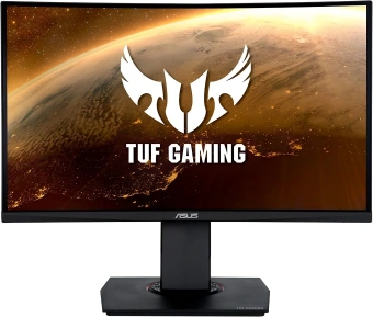 Монитор Asus 23.6" TUF Gaming VG24VQR черный VA LED 1ms 16:9 HDMI M/M матовая HAS Piv 350cd 178гр/178гр 1920x1080 165Hz FreeSync Premium DP FHD 5.66кг - купить недорого с доставкой в интернет-магазине